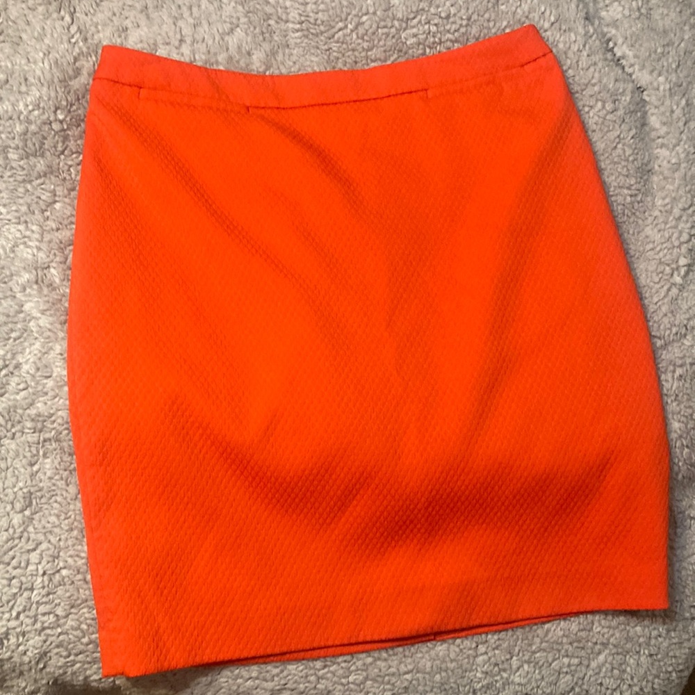 💥$5 Halogen Pencil Skirt Orange NWOT